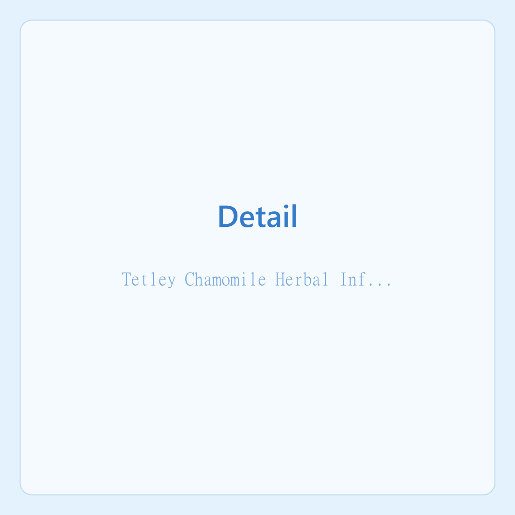 Infusion Tetley Camomille — photo 2