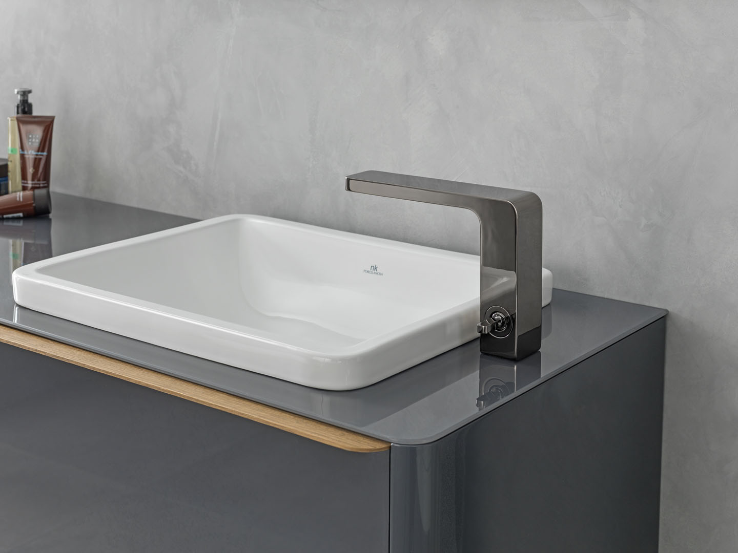 Robinet mitigeur lavabo Porcelanosa Noken — photo 2