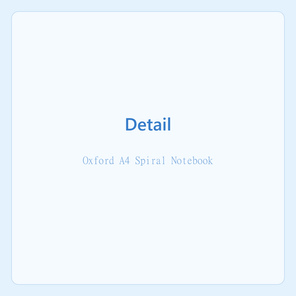 Oxford A4 Spiral Notebook — photo 2
