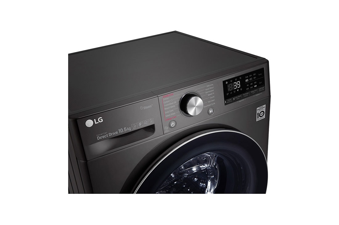 Lave-linge LG F4V9RWP2E Vivace 10,5 kg chargement frontal avec AI DD et vapeur — photo 3