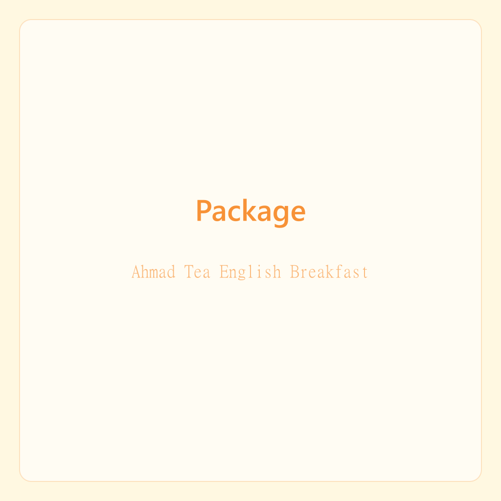 Thé Ahmad Tea English Breakfast — photo 6