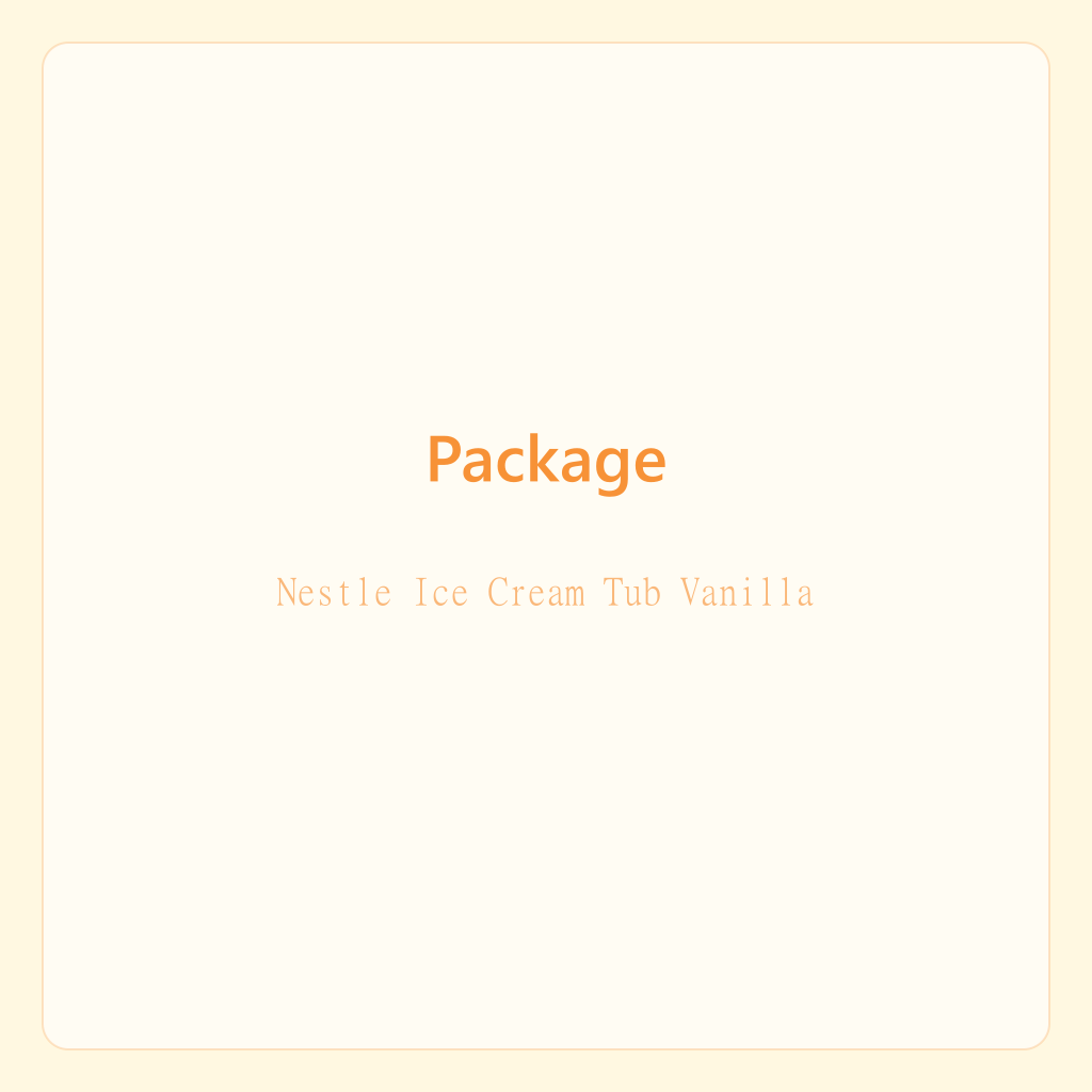 Nestle Ice Cream Tub Vanilla — photo 6