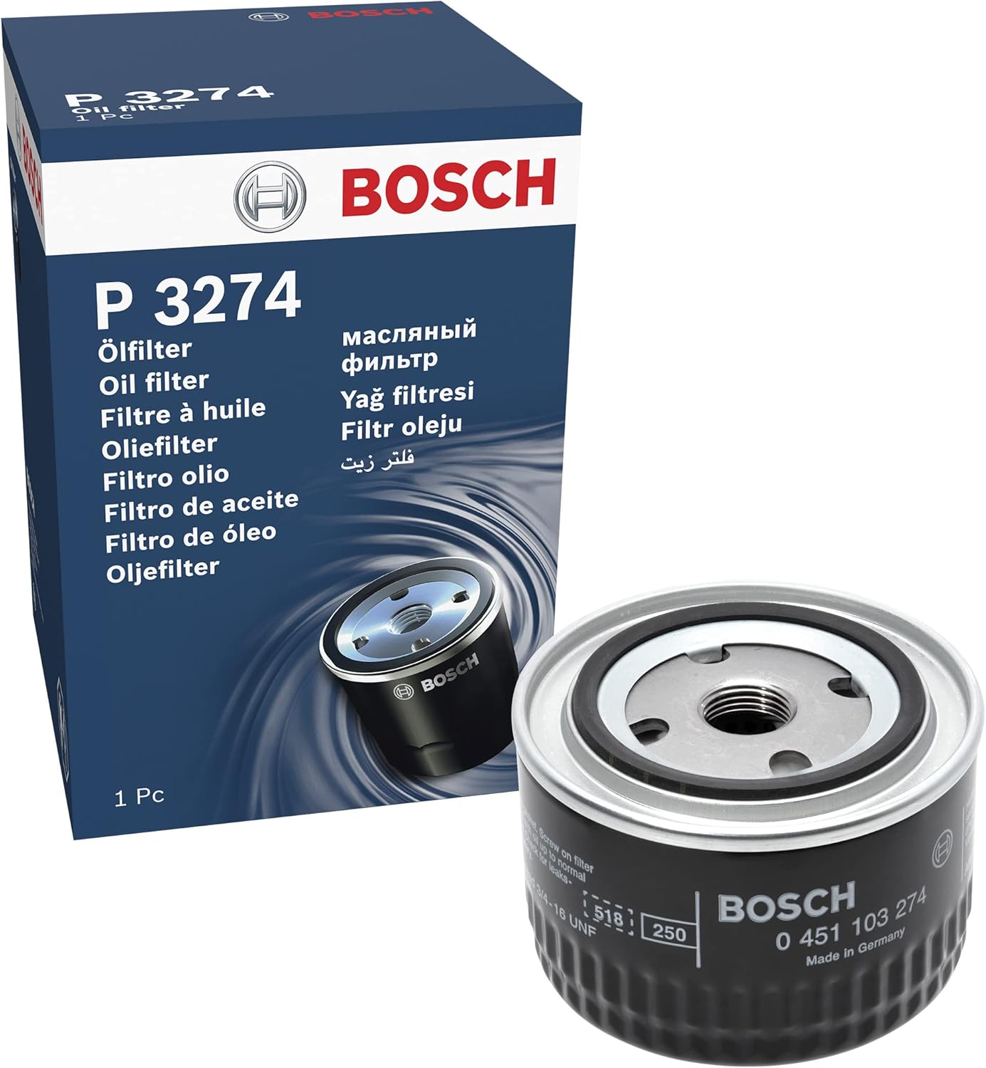فلتر زيت بوش P3274