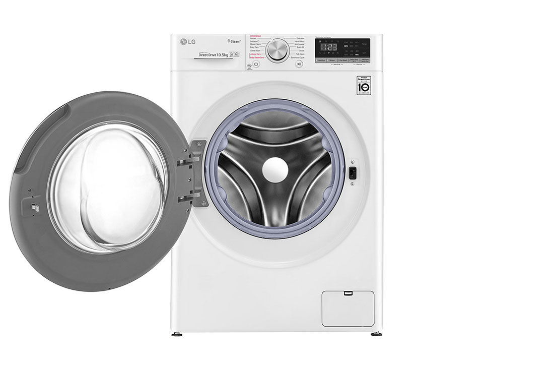 Lave-linge frontal LG F4V5RYP0W 10,5 kg avec AI DD™ — photo 2
