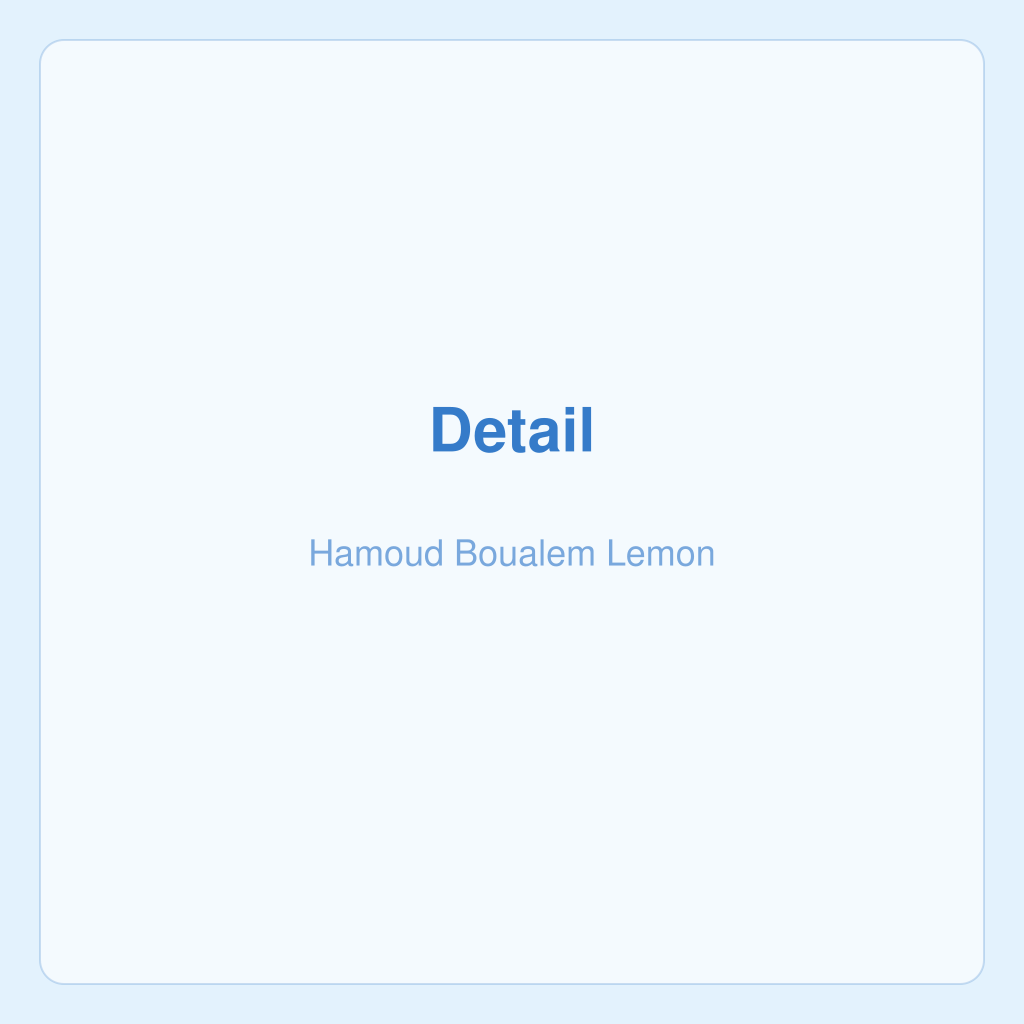 Hamoud Boualem Lemon — photo 3