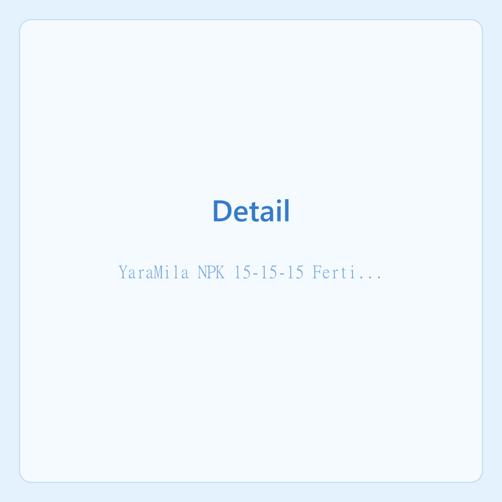 Engrais YaraMila NPK 15-15-15 — photo 2