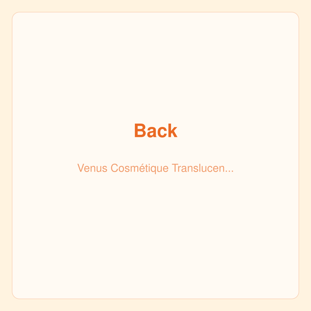 Venus Cosmétique Translucent Loose Powder — photo 4