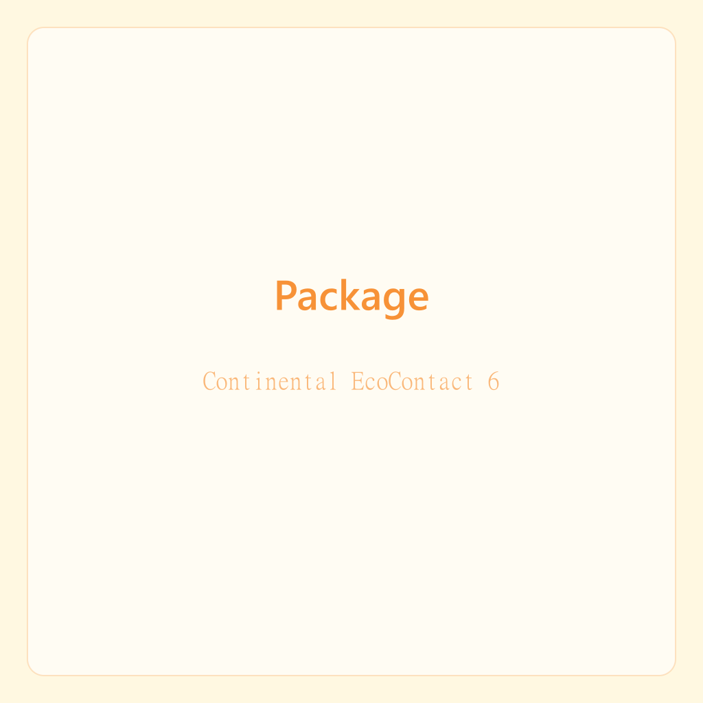 Continental EcoContact 6 — photo 6
