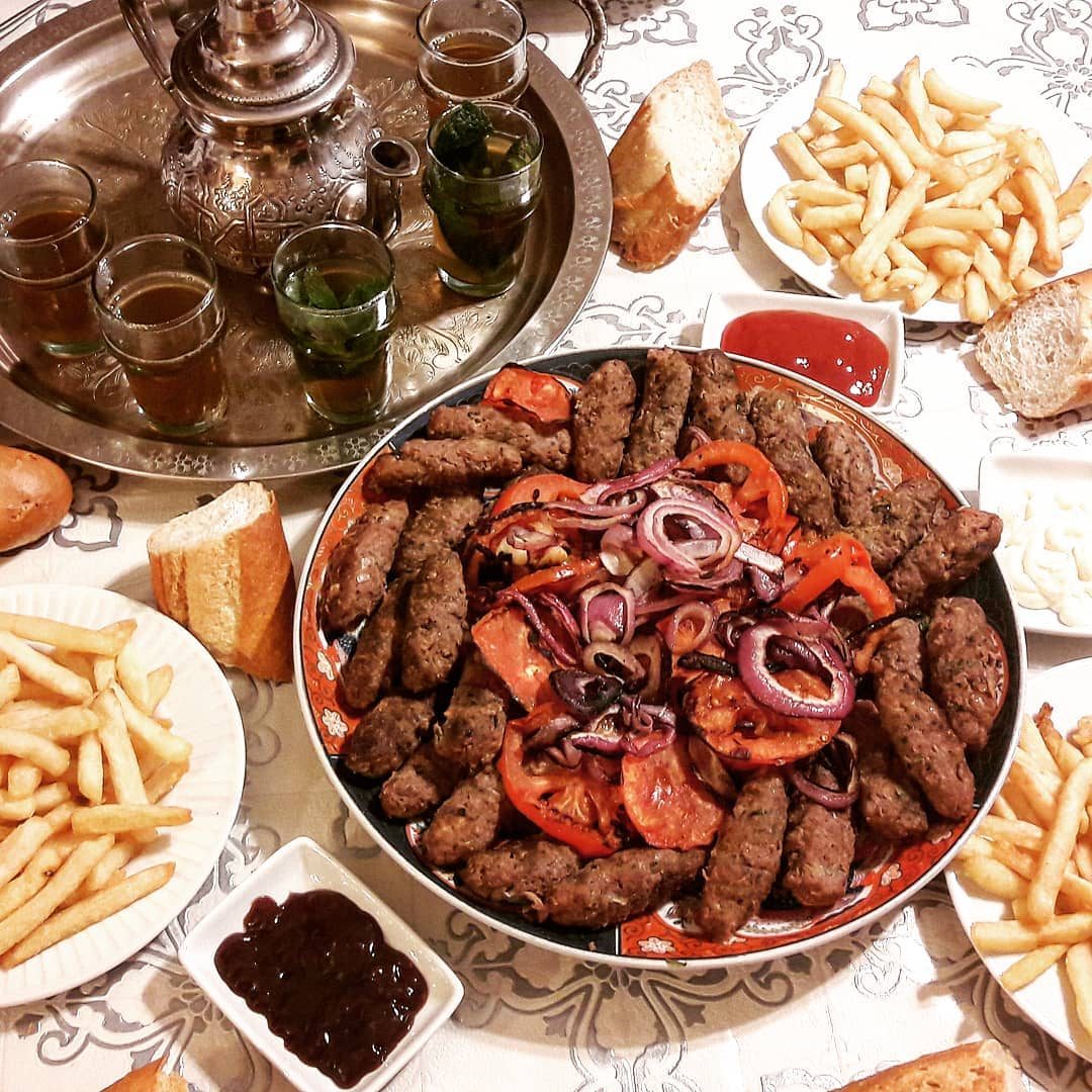 كفتة على الفحم
