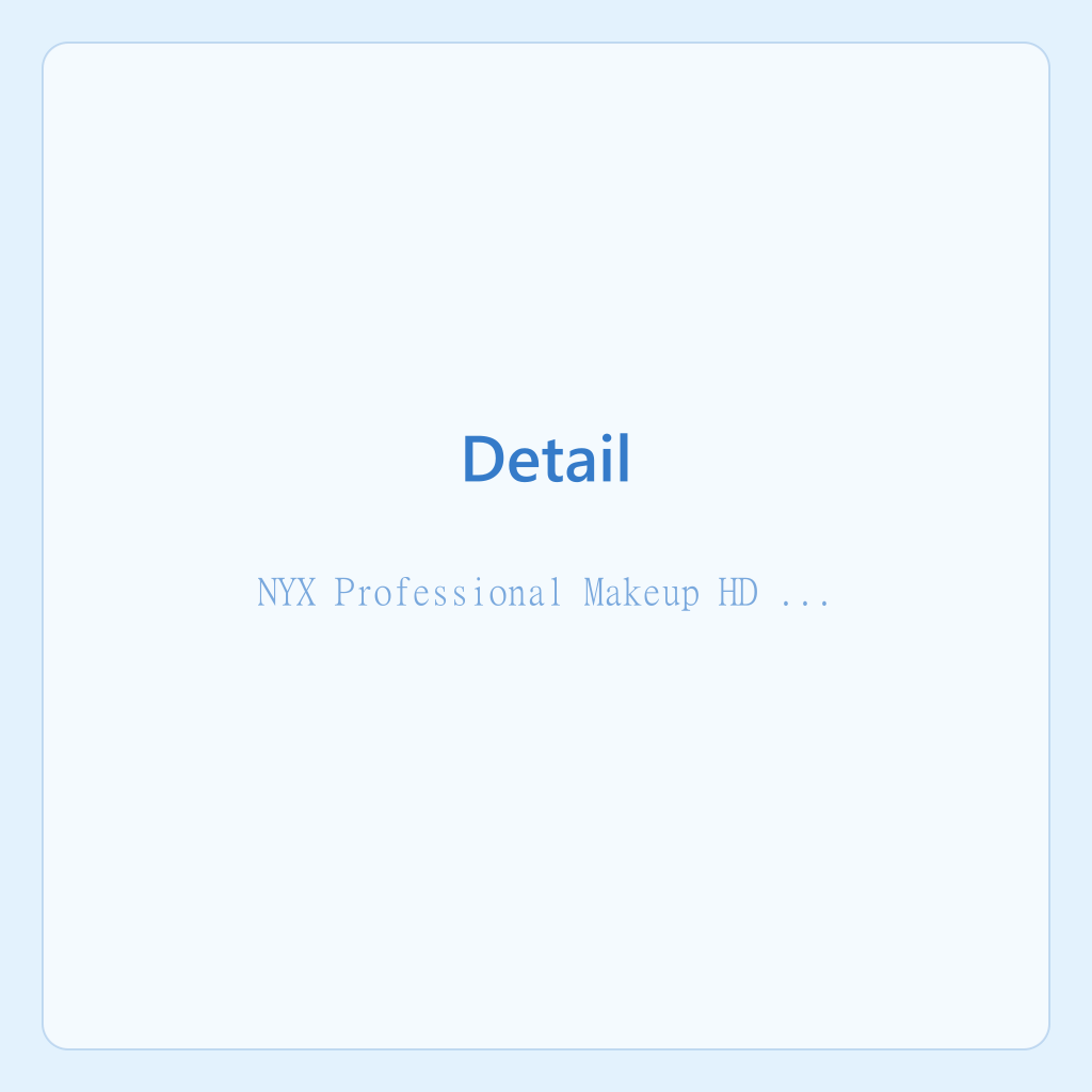 NYX Professional Makeup HD Studio Photogenic Concealer — photo 2