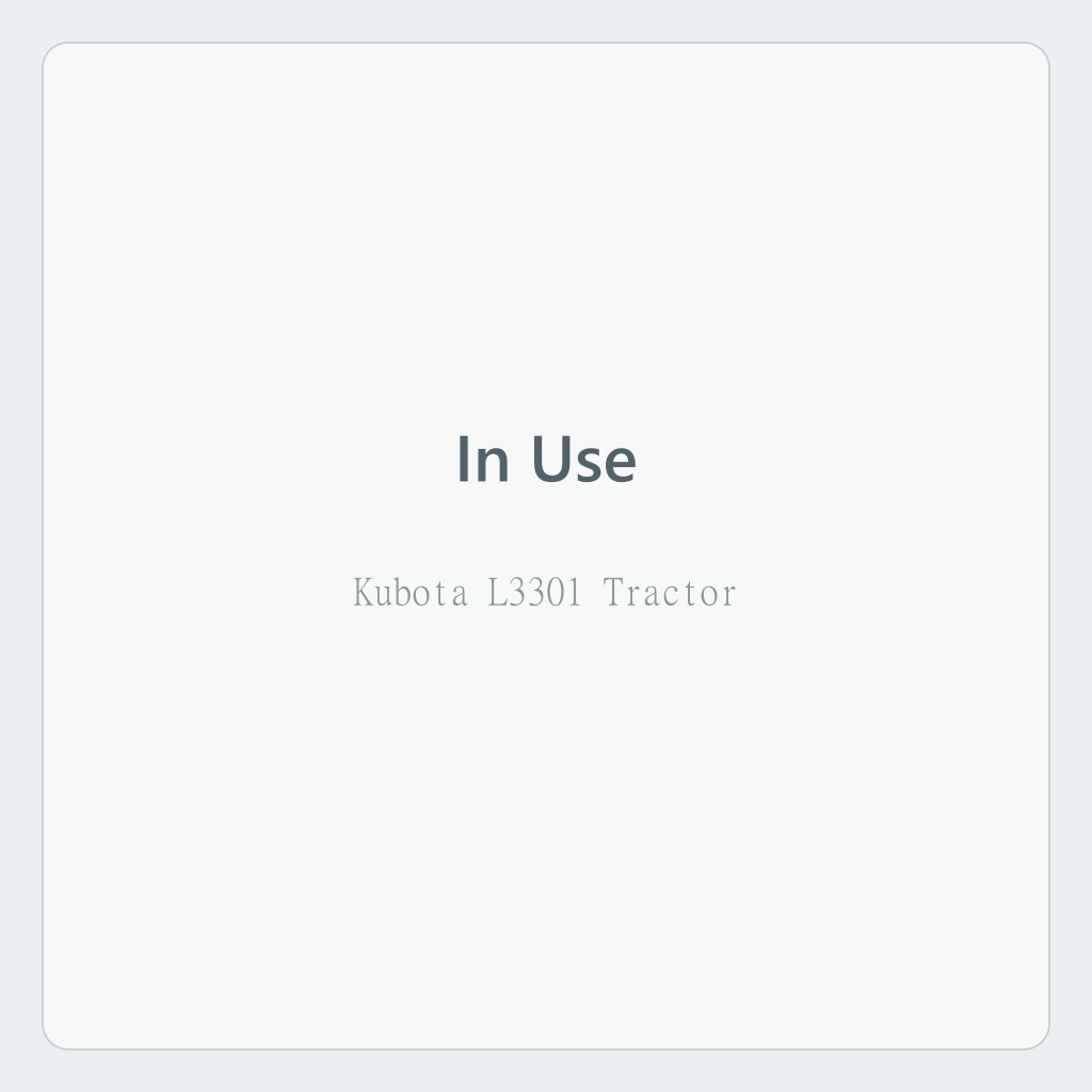 جرار Kubota L3301 — الصورة 5