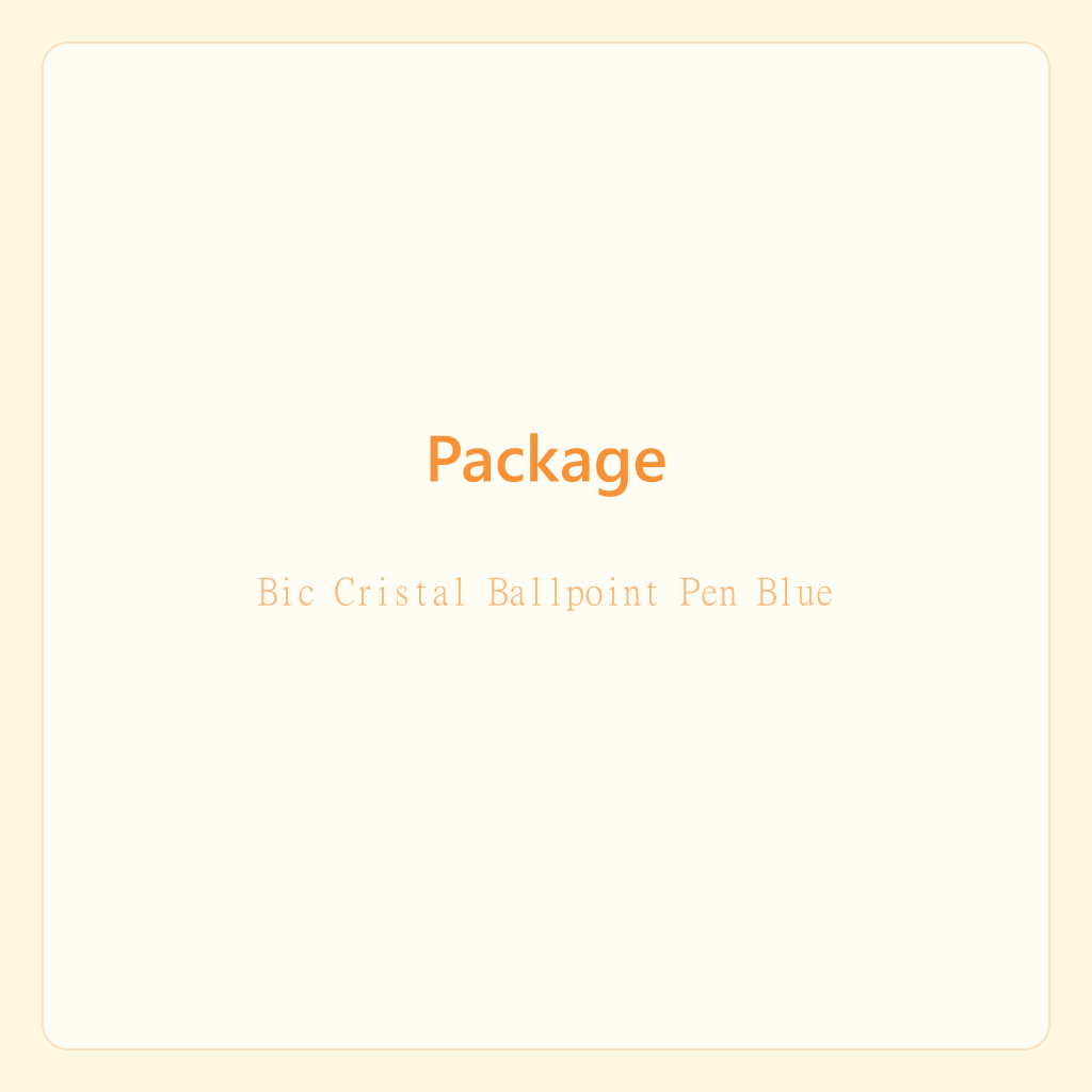 Bic Cristal Ballpoint Pen Blue — photo 6