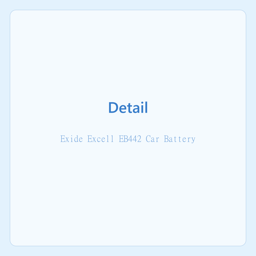 Batterie Auto Exide Excell EB442 — photo 2