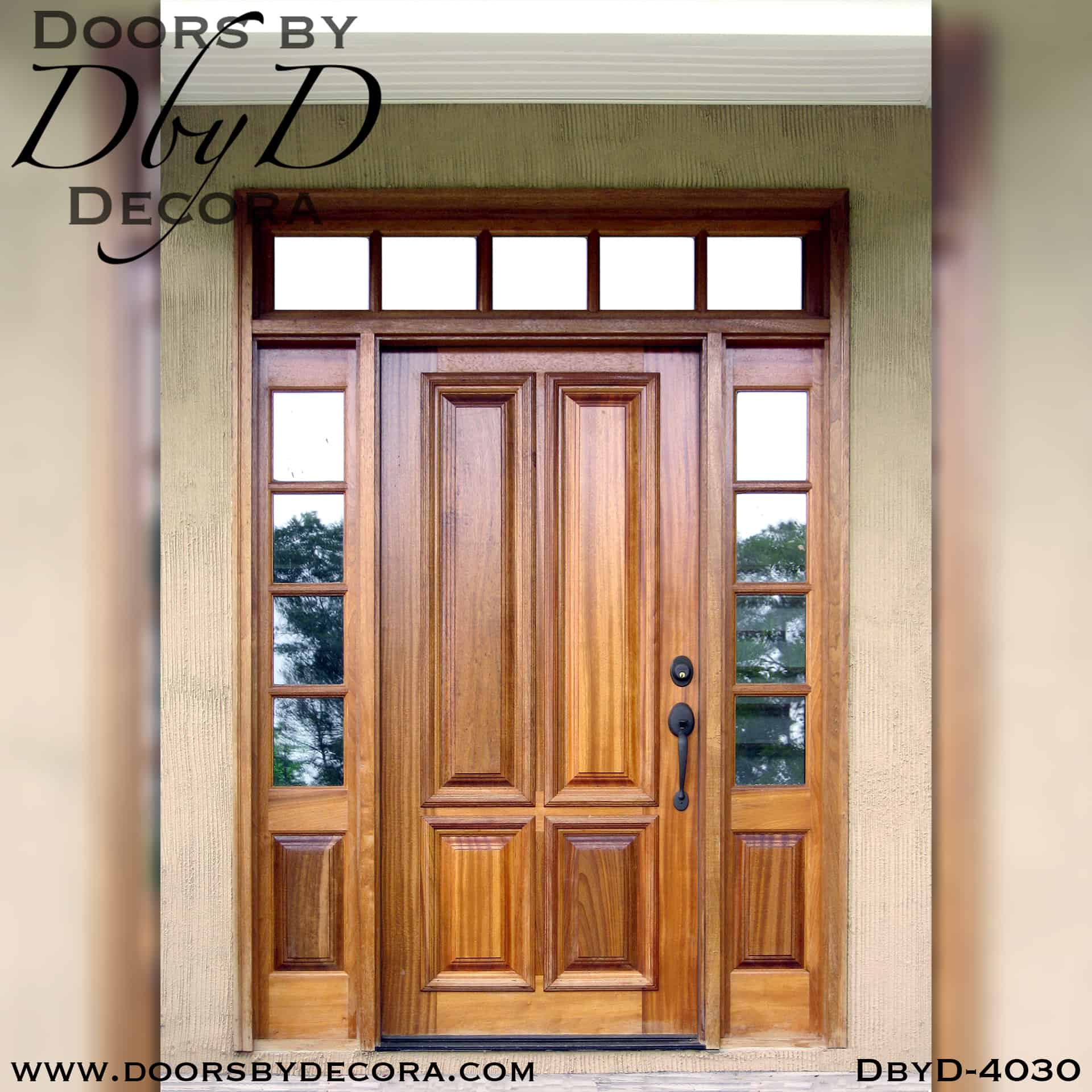 Mobilis Solid Wood Entry Door — photo 3