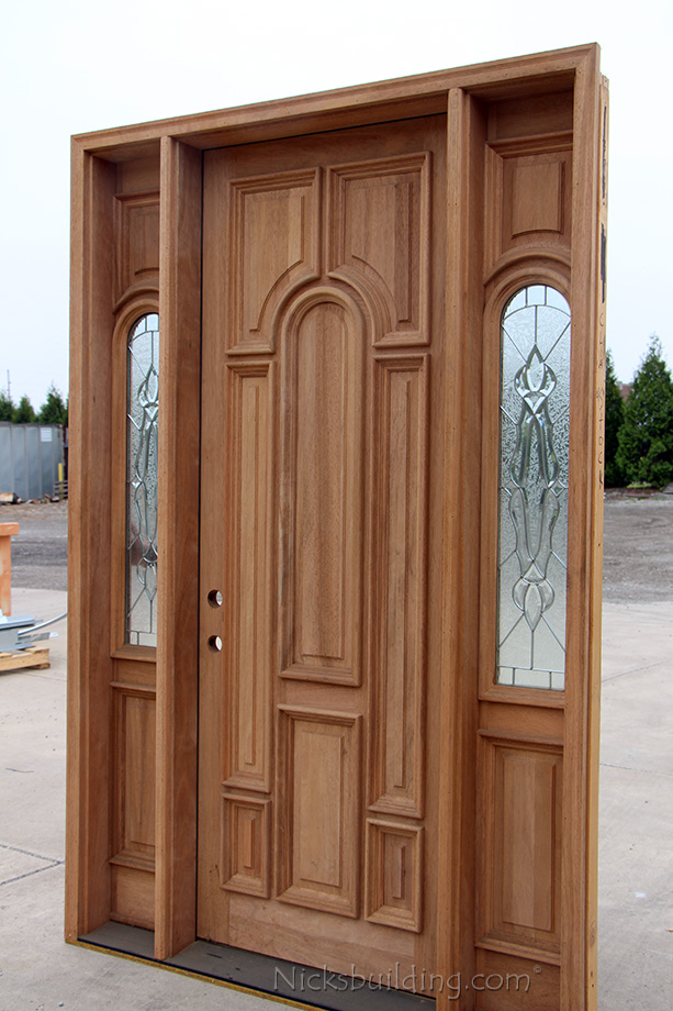 Mobilis Solid Wood Entry Door