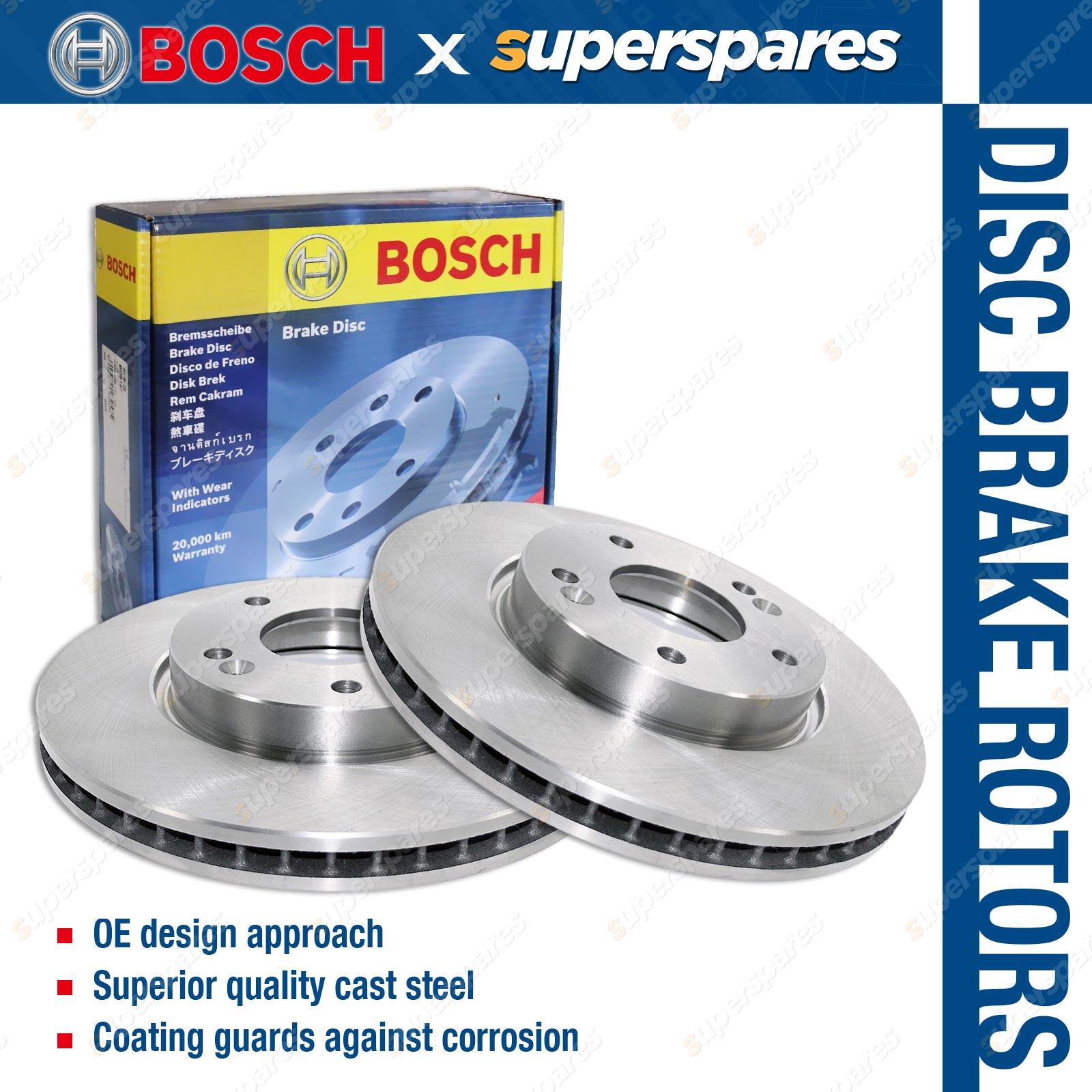 Bosch Brake Disc Front — photo 3