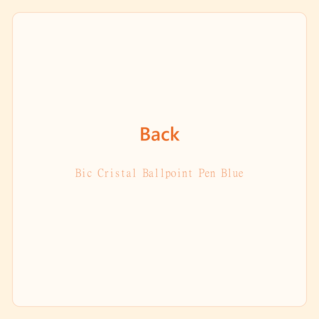 Bic Cristal Ballpoint Pen Blue — photo 3
