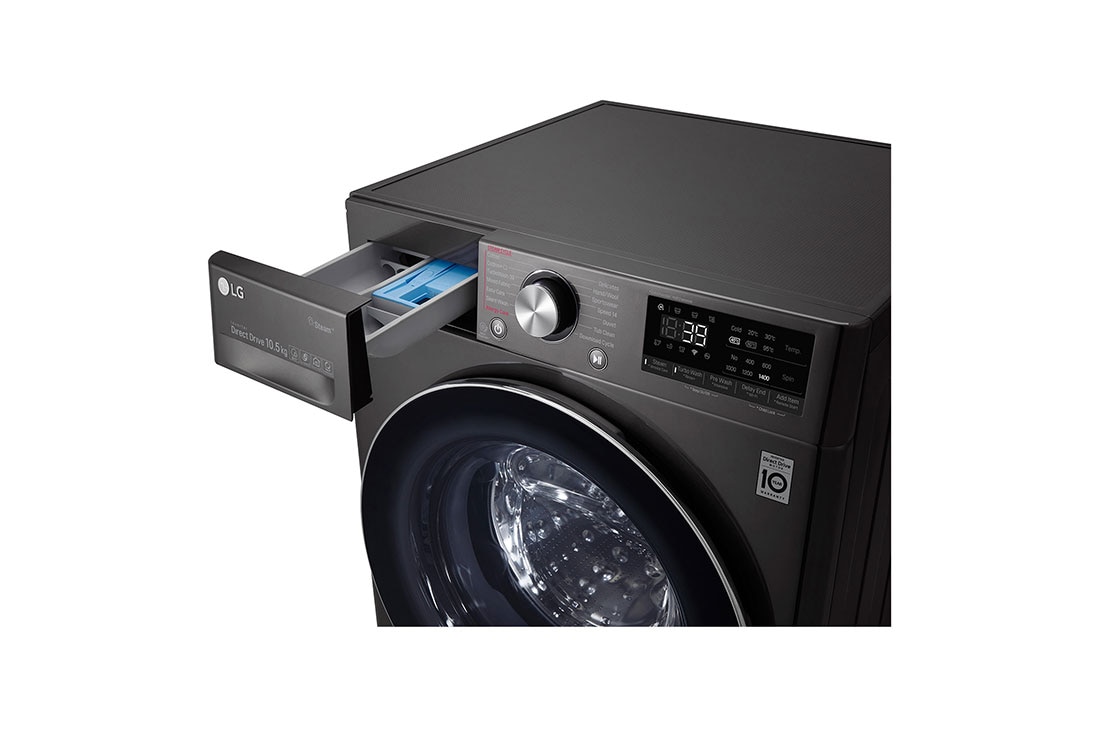 Lave-linge LG F4V9RWP2E Vivace 10,5 kg chargement frontal avec AI DD et vapeur — photo 6