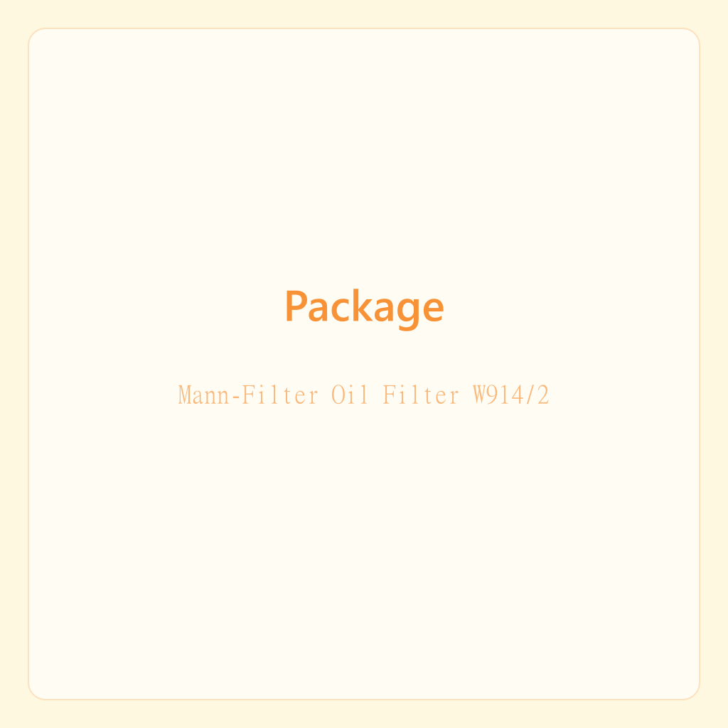 فلتر زيت مان فلتر W914/2 — الصورة 6