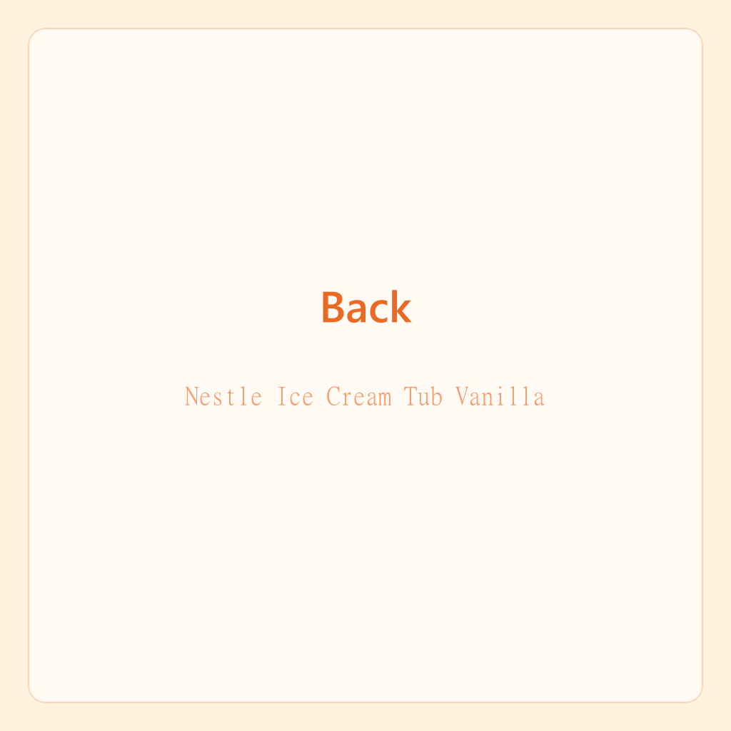 Nestle Ice Cream Tub Vanilla — photo 3