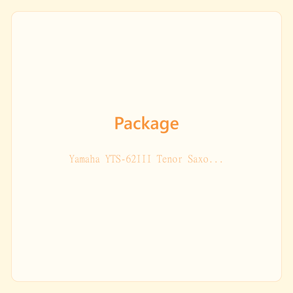 Saxophone ténor Yamaha YTS-62III — photo 6