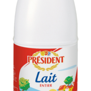 Lait UHT Entier Président