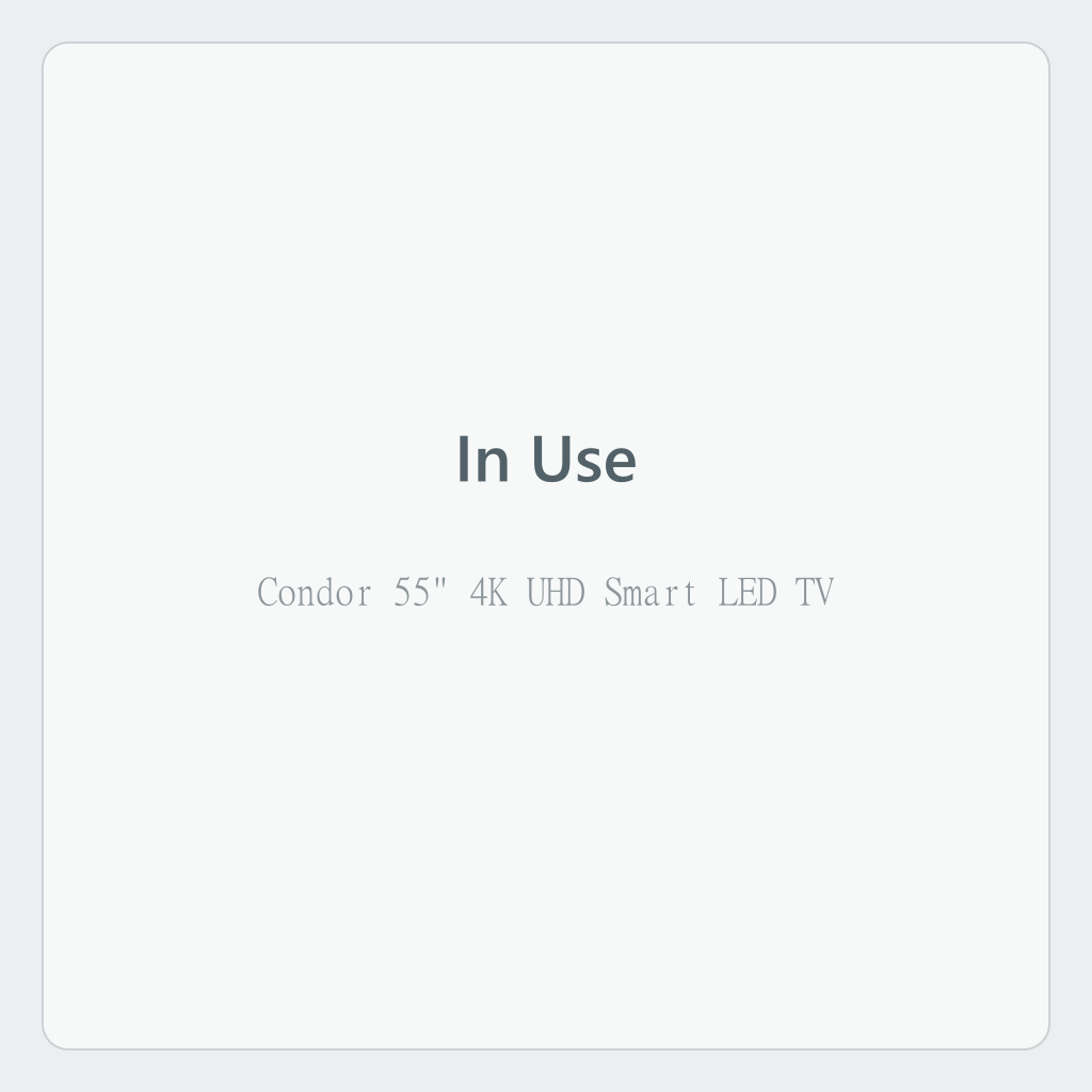 كوندور 55 بوصة 4K UHD تلفزيون ذكي LED — الصورة 5
