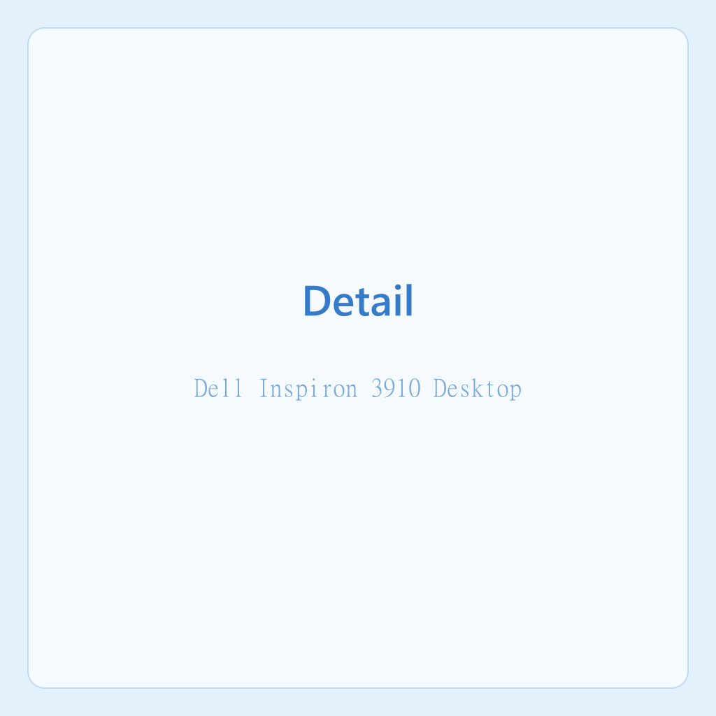 Dell Inspiron 3910 Desktop — photo 2