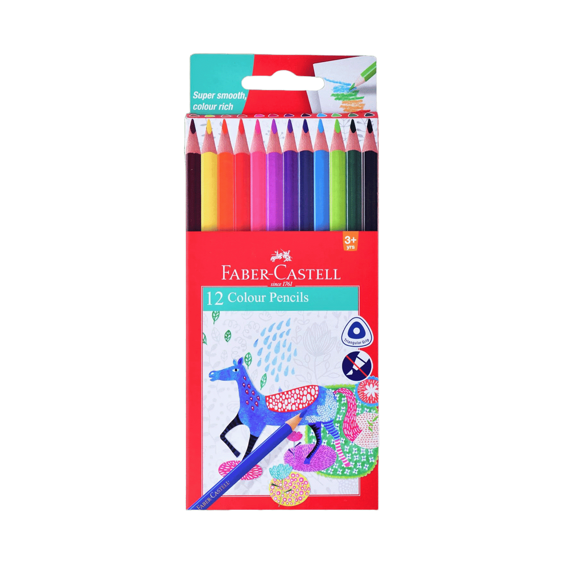 Faber-Castell Classic Colored Pencils 12 Pack
