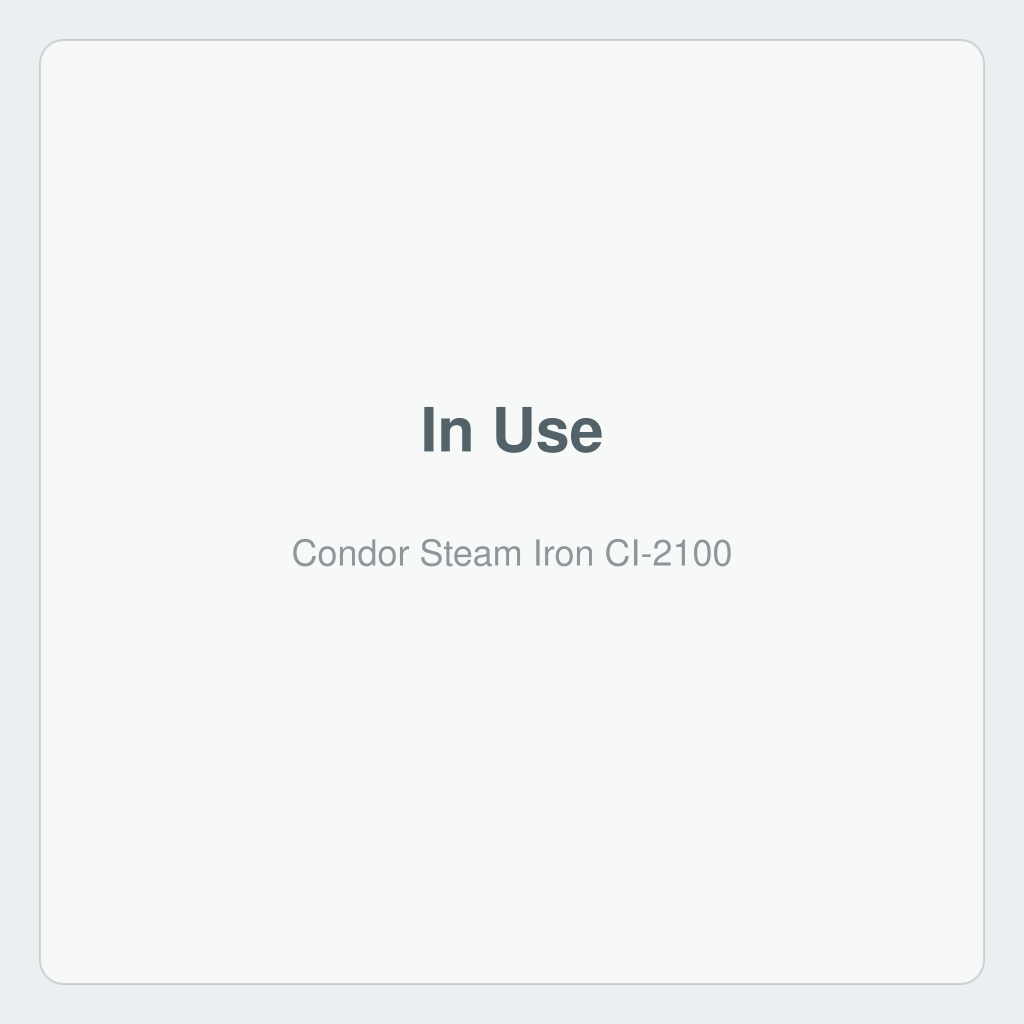 Condor Steam Iron CI-2100 — photo 6