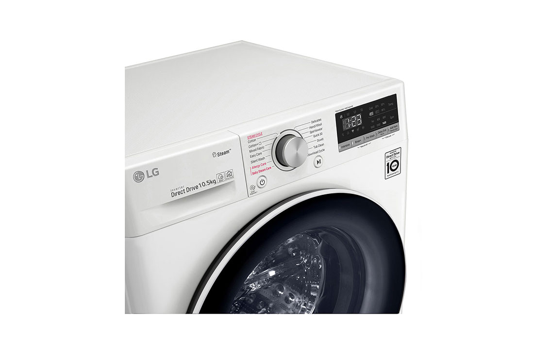 Lave-linge frontal LG F4V5RYP0W 10,5 kg avec AI DD™ — photo 3