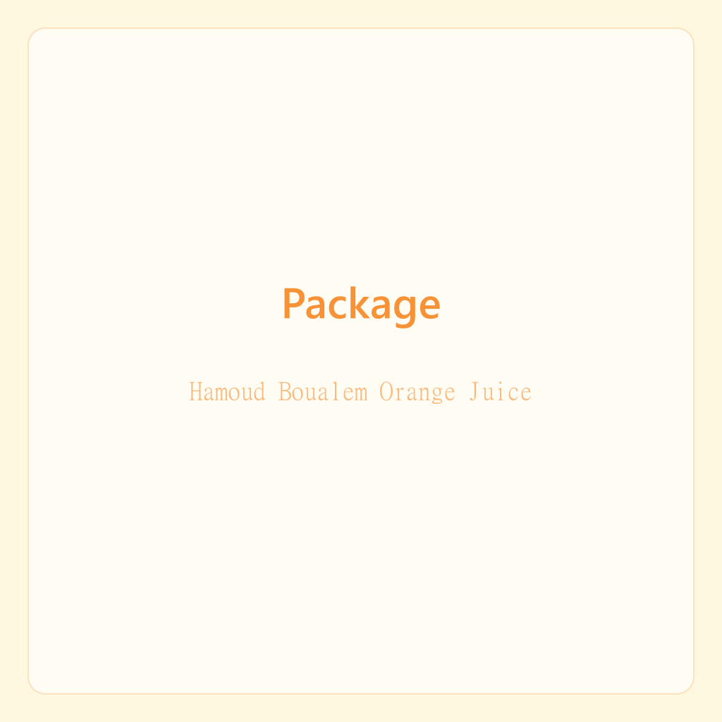 Hamoud Boualem Orange Juice — photo 6