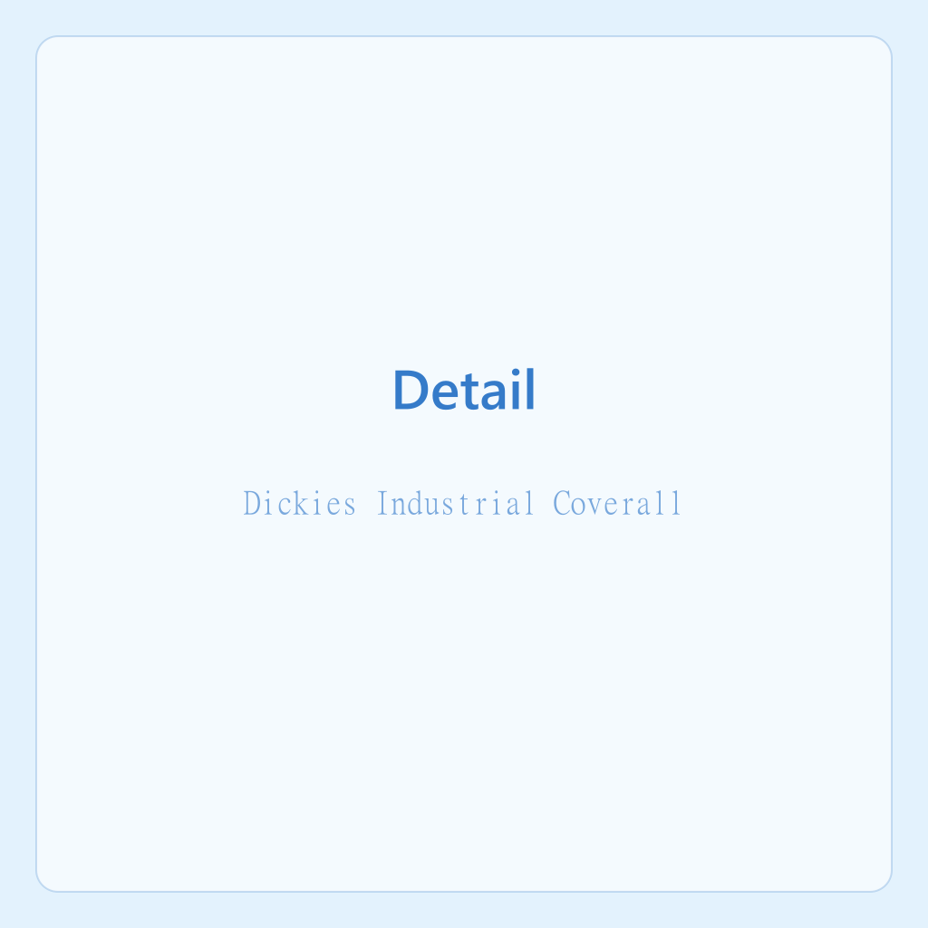 Dickies Industrial Coverall — photo 2