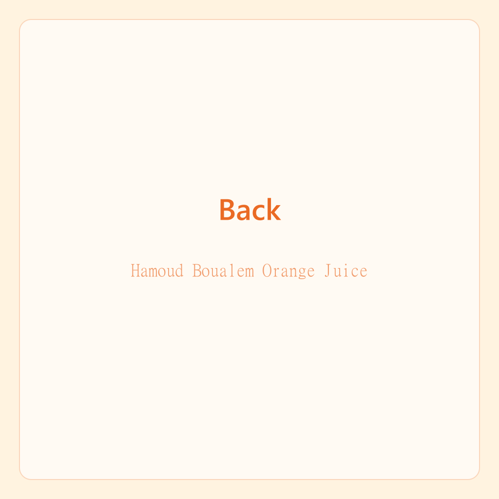 Hamoud Boualem Orange Juice — photo 3