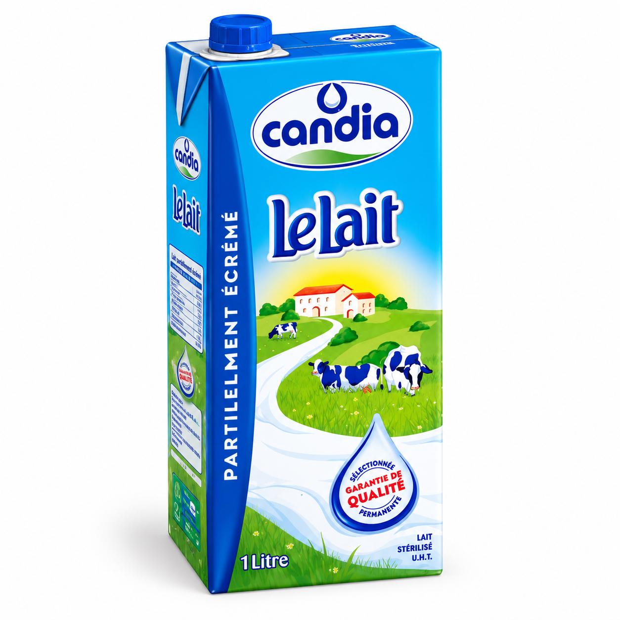 Candia Le Lait Partiellement Écrémé 1L