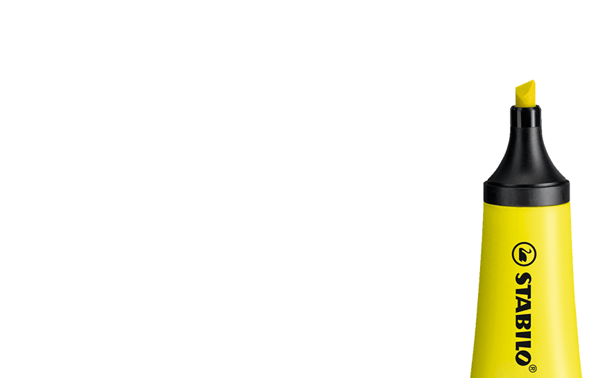 قلم تمييز ستابيلو بوس أصلي أصفر