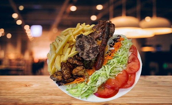 طبق مشاوي مشكل