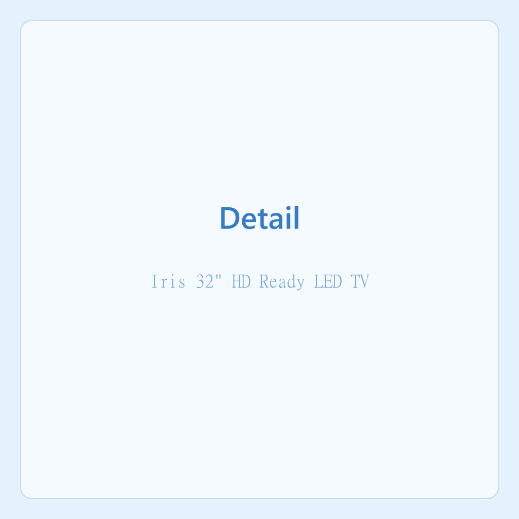 إيريس 32 بوصة HD Ready تلفزيون LED — الصورة 2