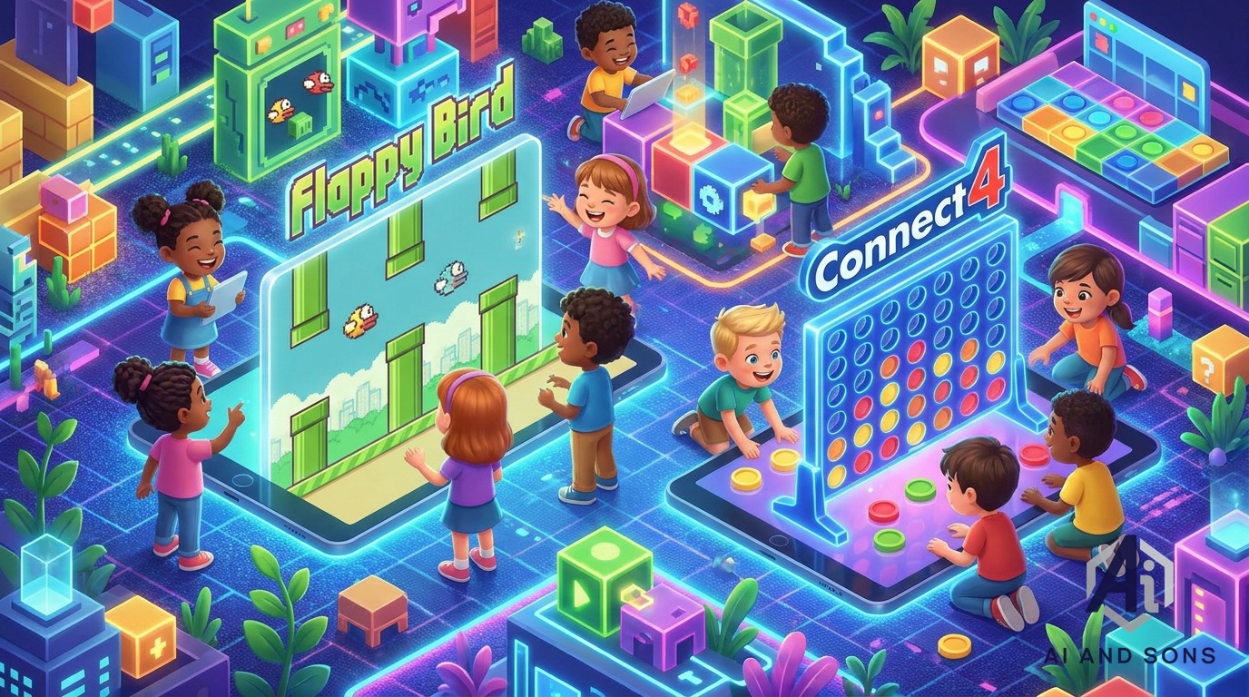 Ai and Sons Launches Kid-Friendly Gaming Platform for AI Experimentation