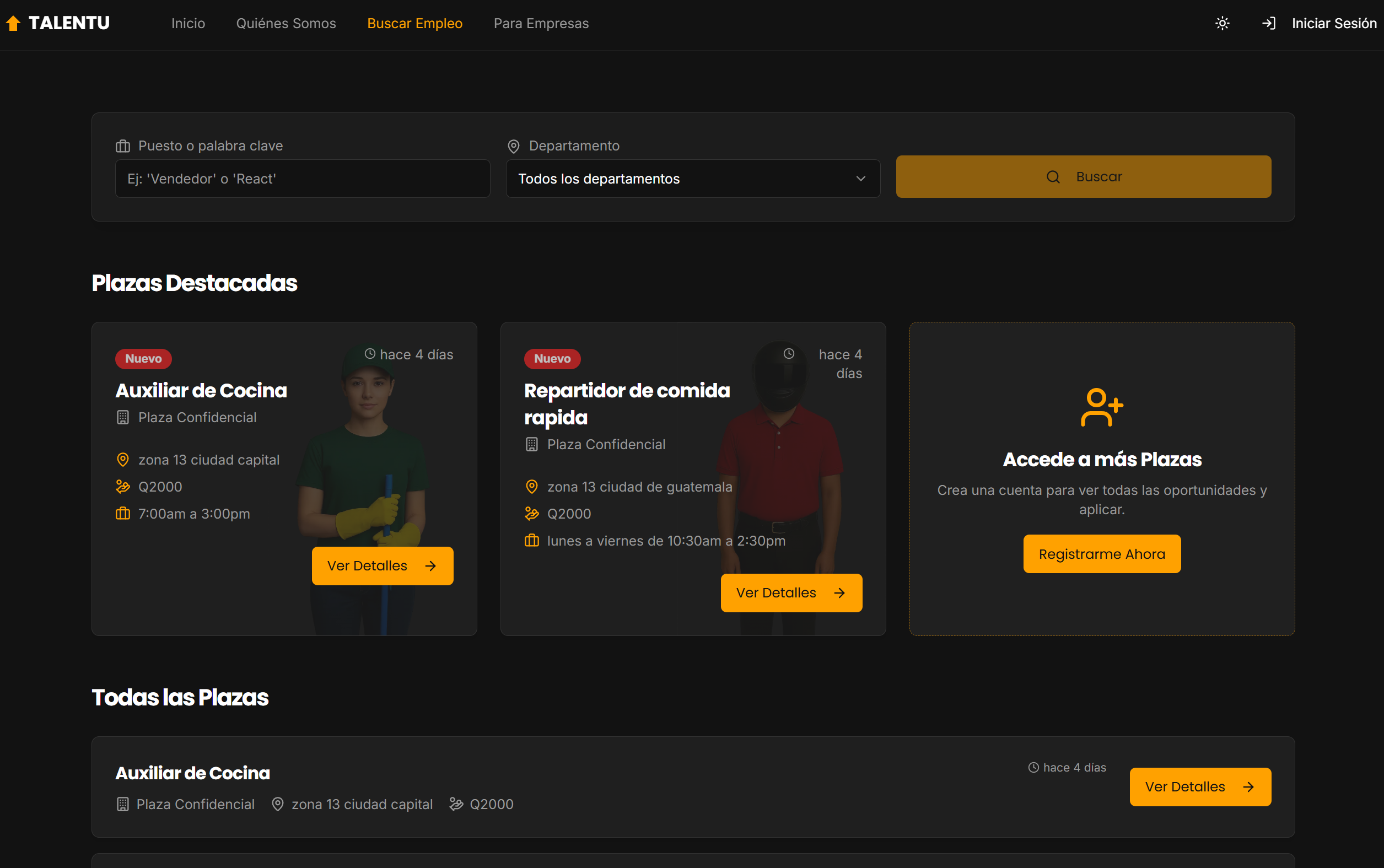 Talentu Reclutamiento Website