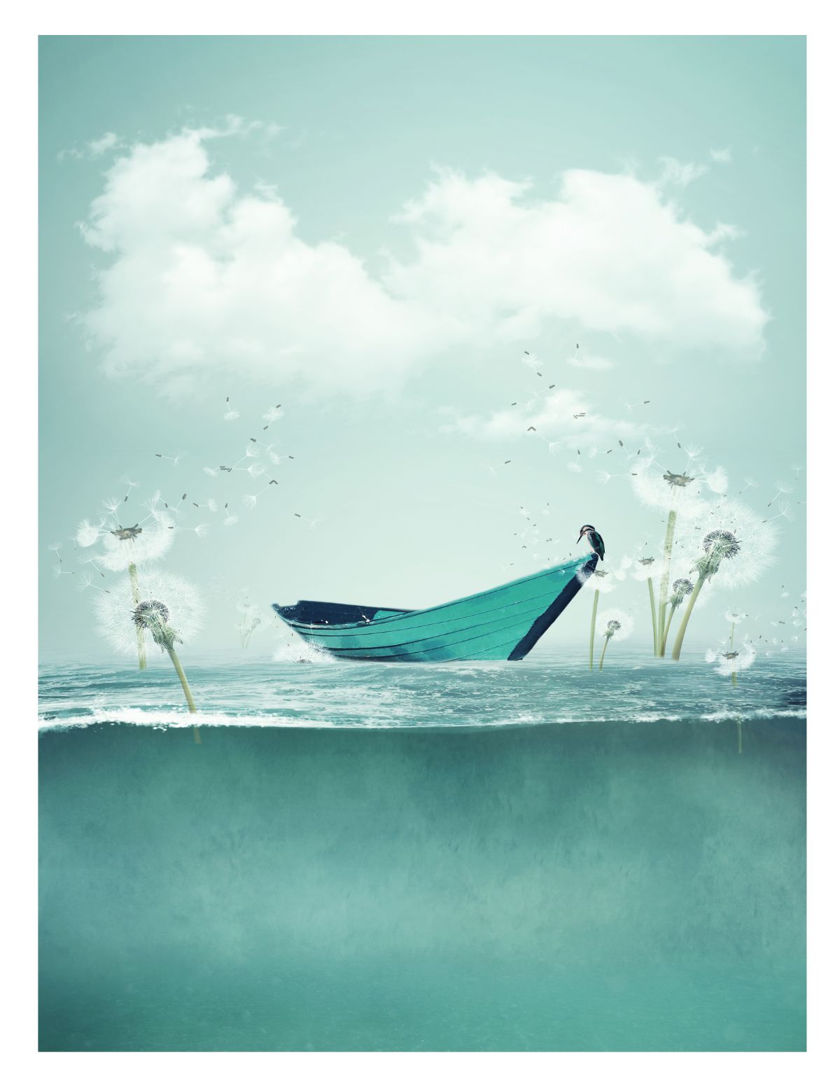 Dandelion Dreaming by New Zealand artist Donna O’Donoghue