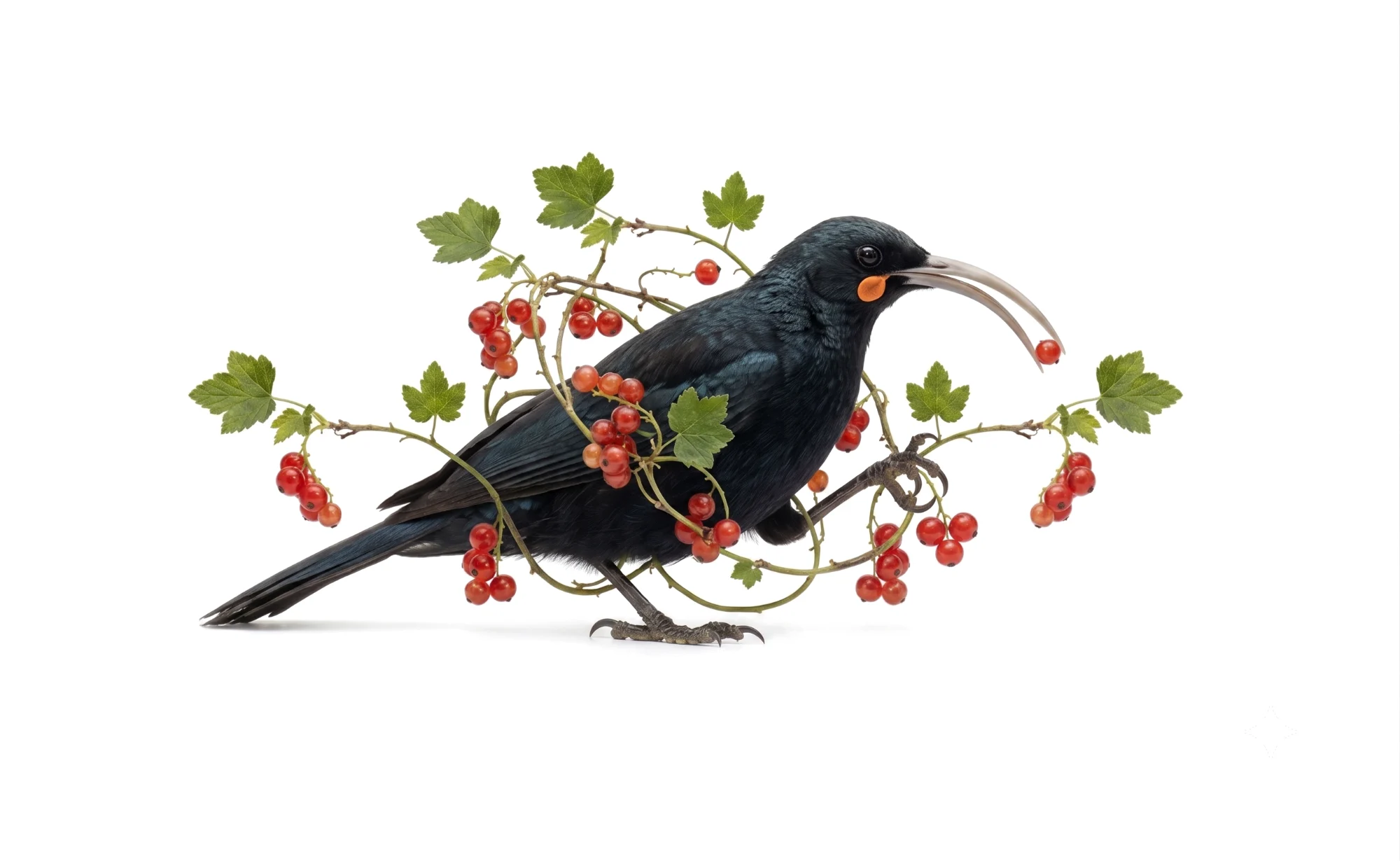 huia in red current vine