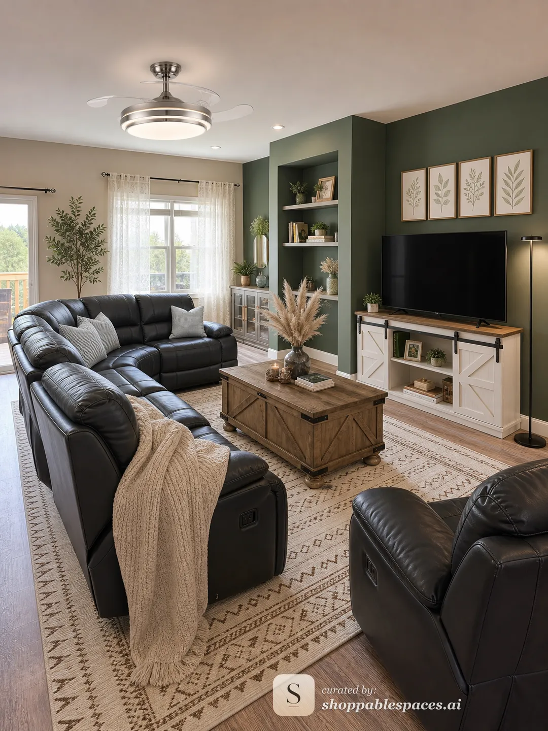 Traditional Living Room — AI room design
