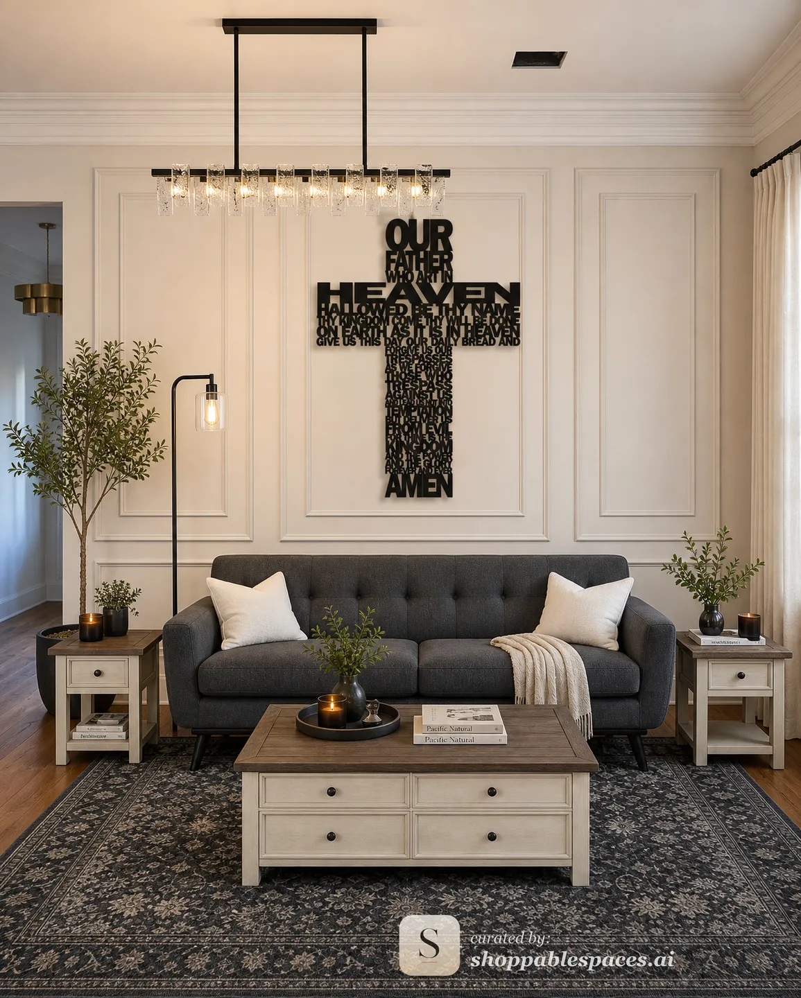 Contemporary Living Room — AI room design