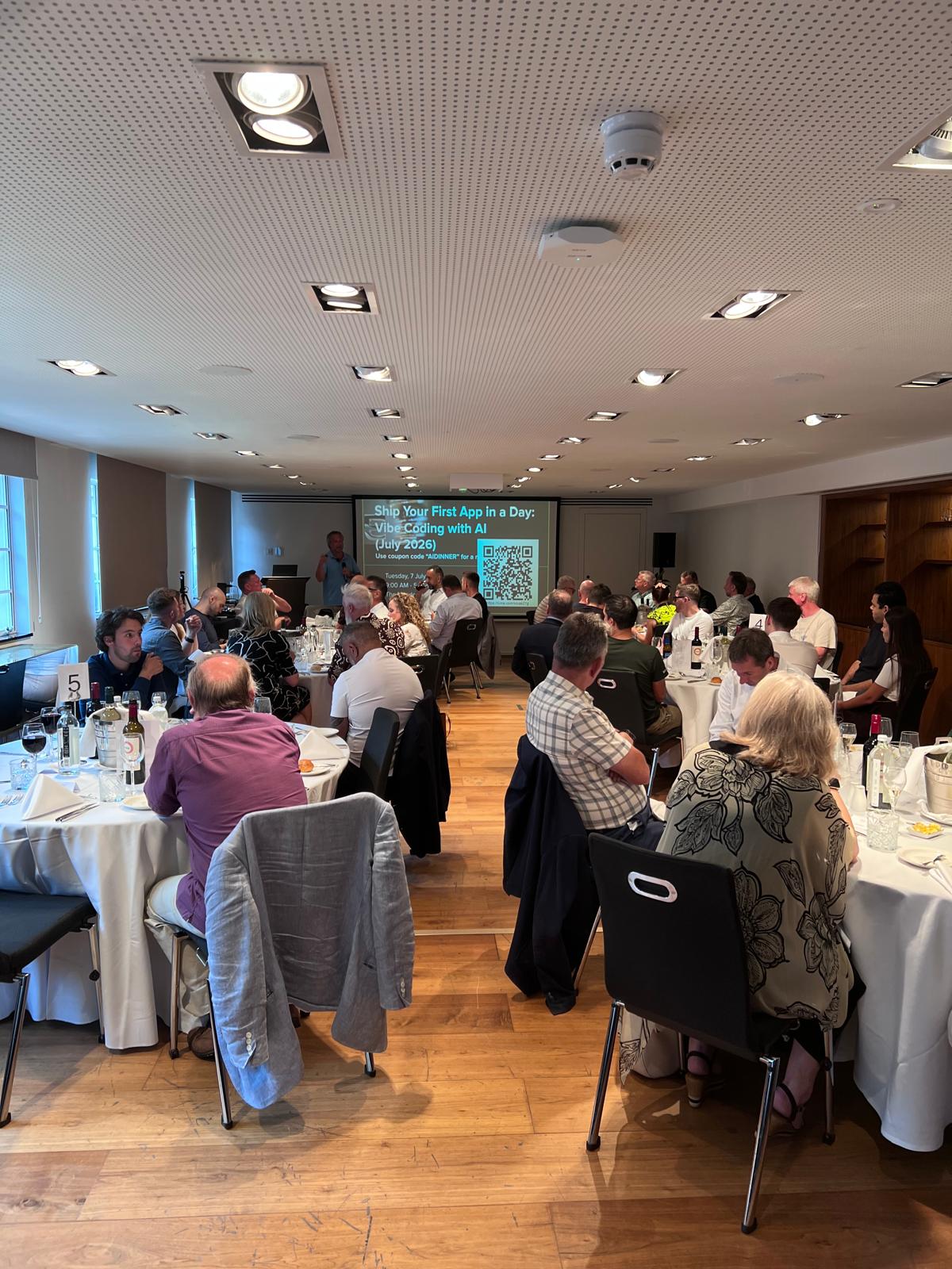A recent AI Dinner Club evening