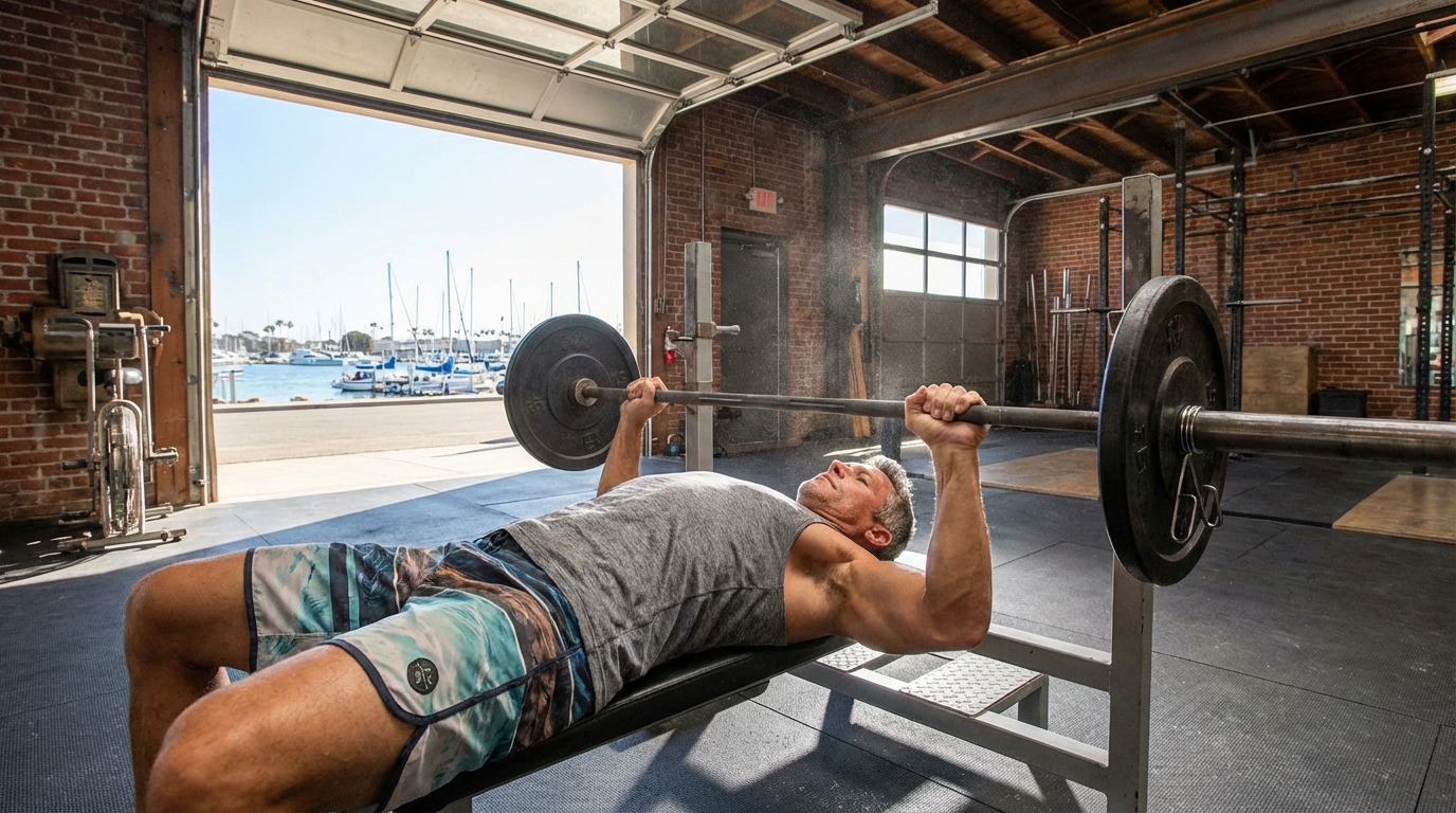 barbell bench press