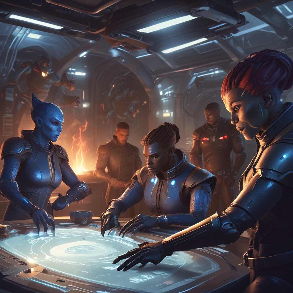 Mass effect:
The New Captain and envoy 