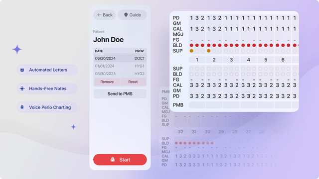 Voice AI clinical documentation interface