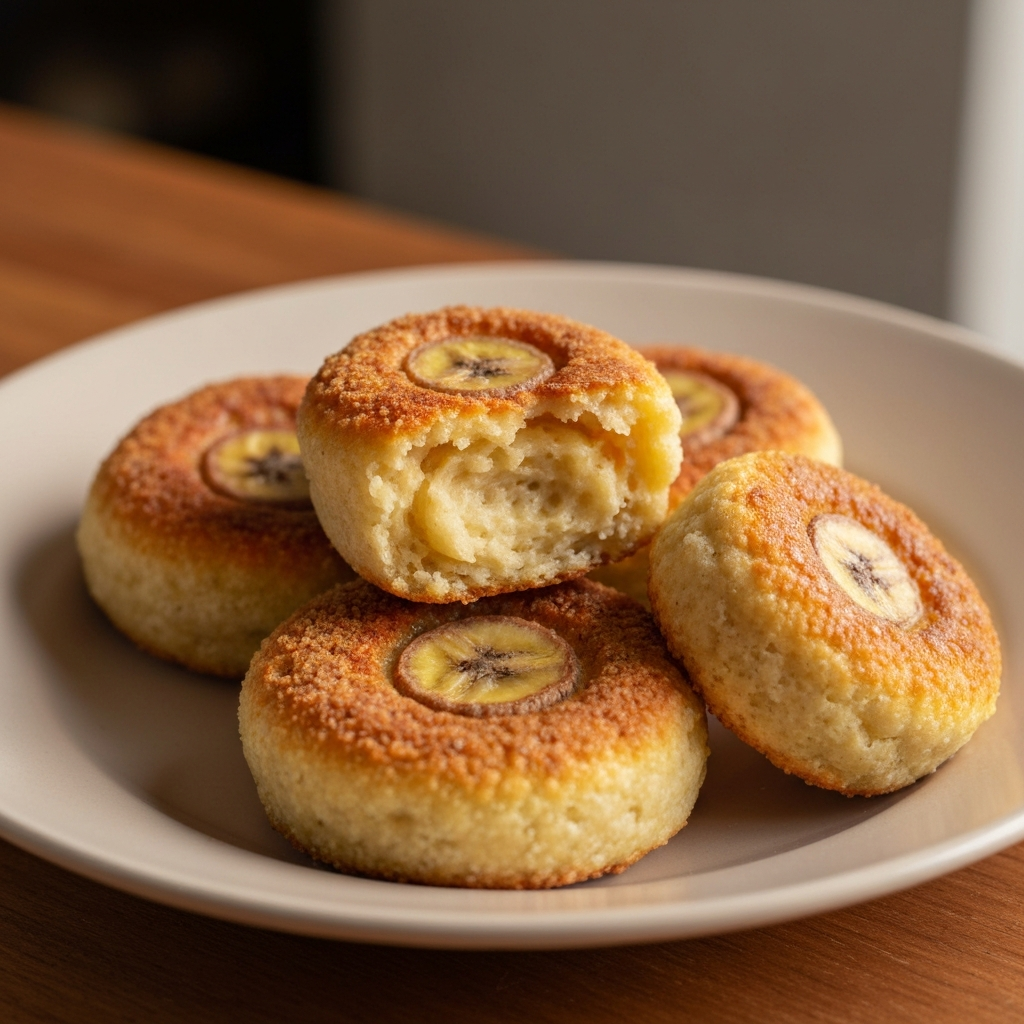 Pão de Banana Crocante na Airfryer