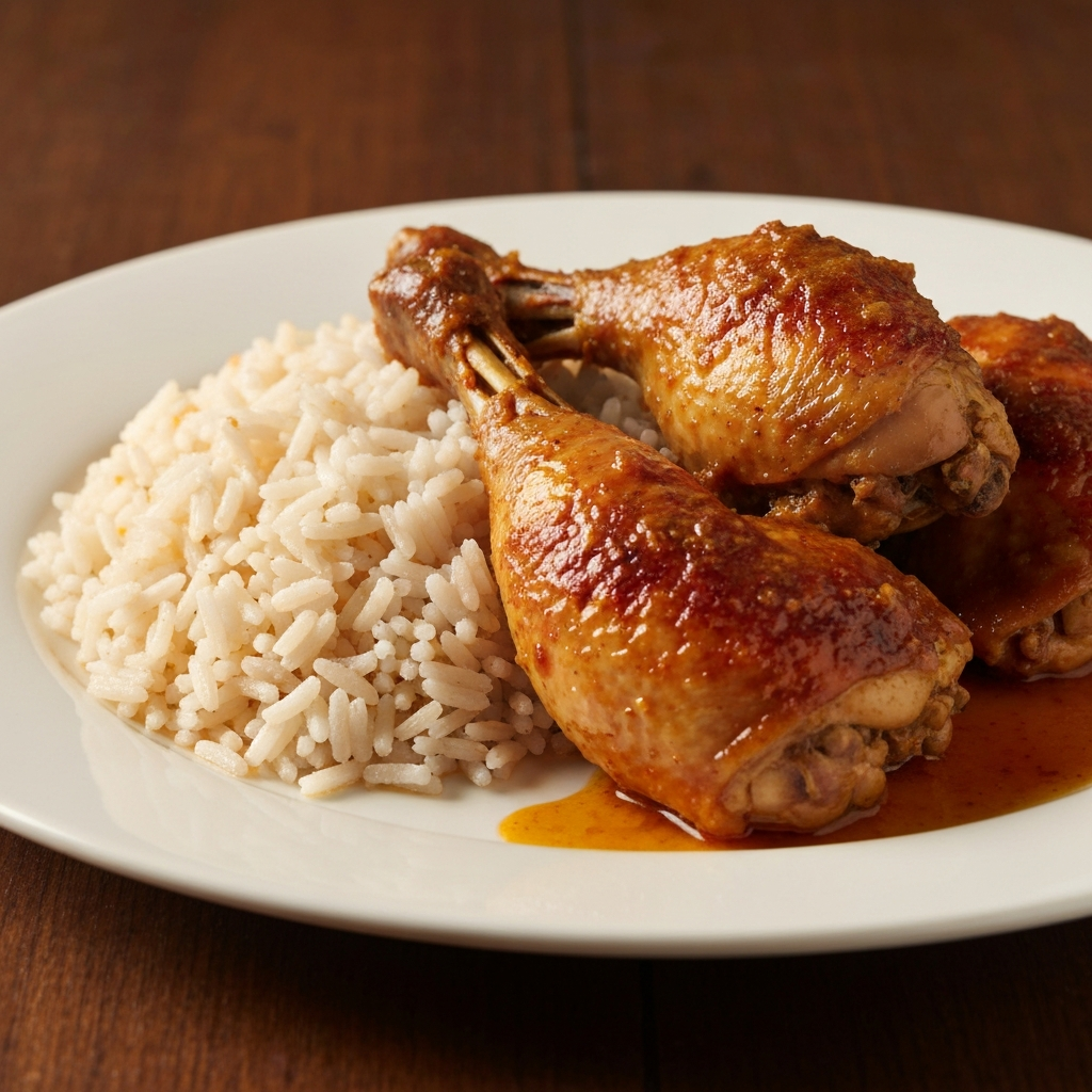 Frango Moçambicano com Arroz de Coco